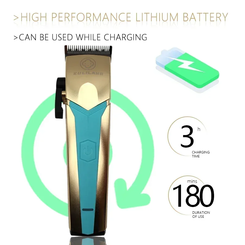 Kulilang R66 R55 R11 Professional Hair Clipper Kit for Men Beard Trimmer Washable Men's Electric Shaver Hair Trimmer Machine