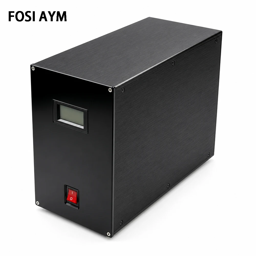 160x266x335mm-fosi-aym-contenitore-per-filtro-di-alimentazione-in-alluminio-nero-chassis-modulare-per-amplificatore-strumento-di-controllo-industriale-fai-da-te