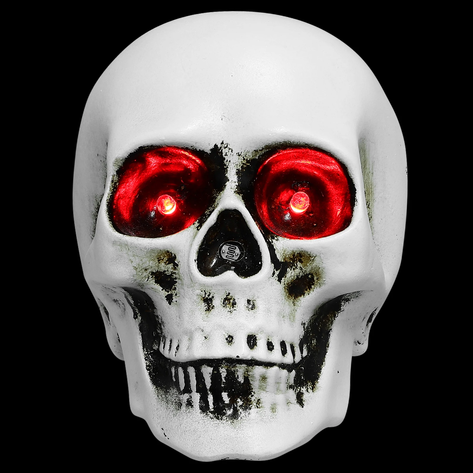 

Skull Lights Wall Lamp Head LED Hanging Ghost Halloween Scary Decor Lamps Beige Office