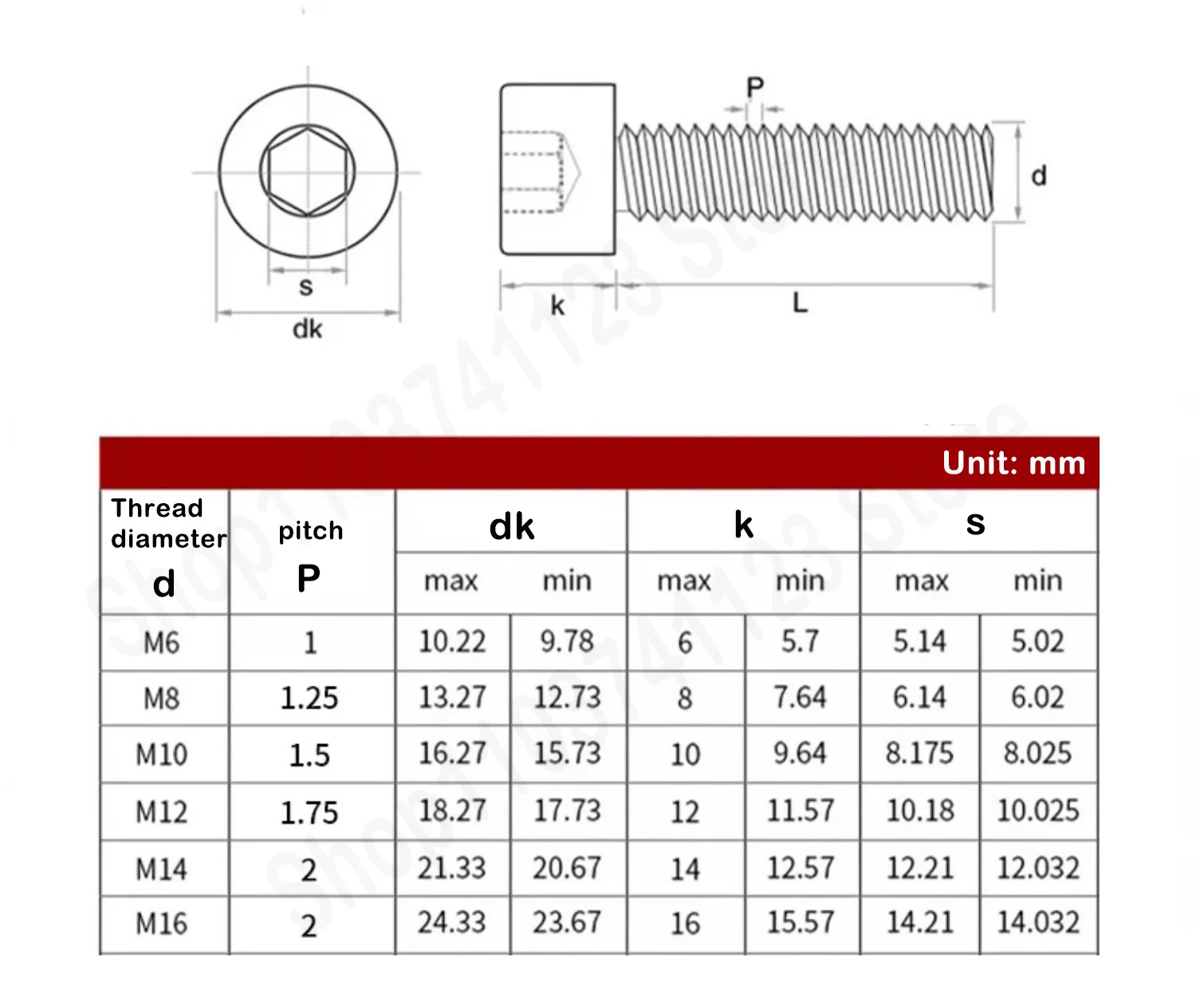 M6 M8 M10 M12 M14 M16 Black Grade 14.9 Steel Hexagon Hex Socket Cap Allen Head Screw Bolt Lengthened Long 10-100mm