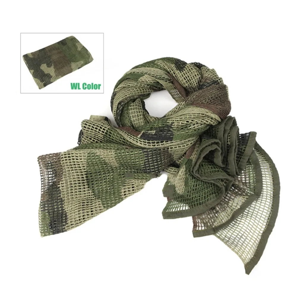 

Tactical Scarf Mesh Neck Scarf Net Keffiyeh Face Scarf Veil Shemagh Head Wrap Camouflage Hunting Camping Hiking Hunting