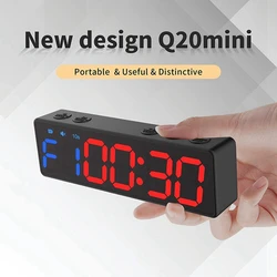 Portable Gym Timer Interval Timer Workout Fitness Clock Countdown/UP/Stopwatch Magnetic USB Rechargable Fitness Timer