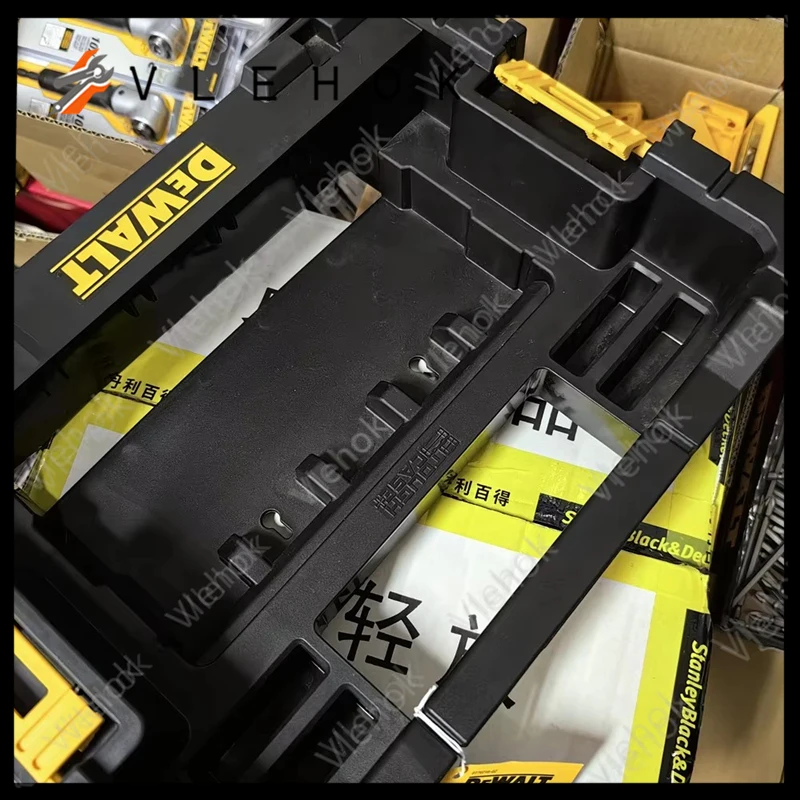 DEWALT DT70716 แคดดี้ใช้งานร่วมกับระบบ TSTAK เชื่อมต่อแบบบูรณาการ Transprot Handle กล่องเครื่องมือกรณี