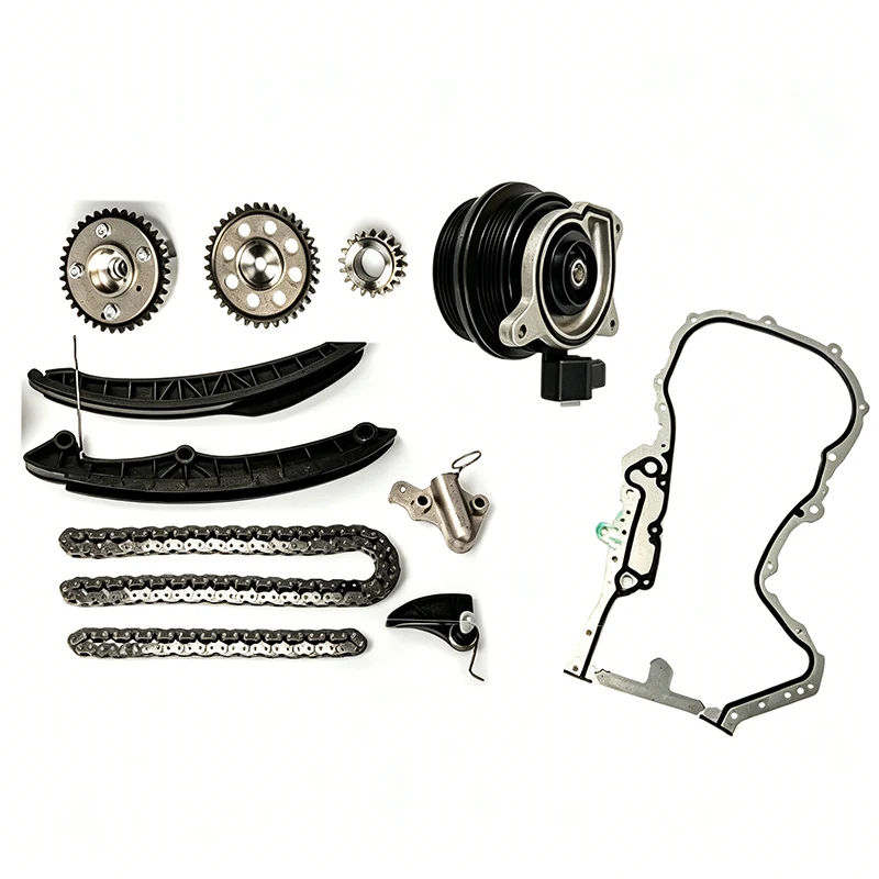 #￥for03C109158A 03C115225B Timing Chain Kit With Electronic Water Pump Front Cover Gasket Fit 06-16 1.4L 1.6L EA111 Engine Parts