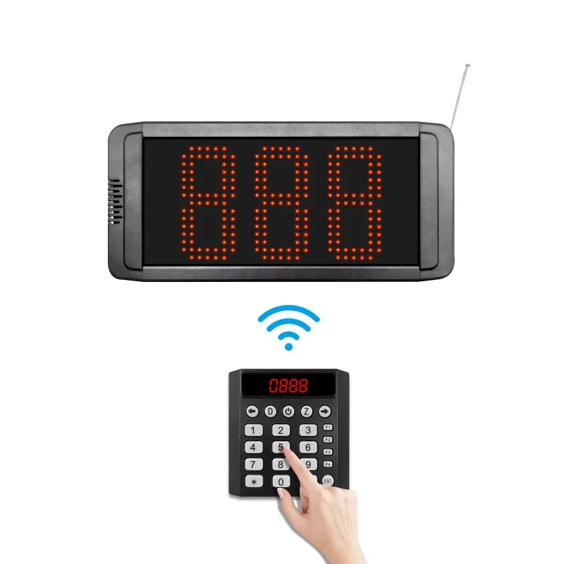 

Wireless Queue Management System - Digital Display & Ticket Calling - for Hospital/Bank/Retail Stores