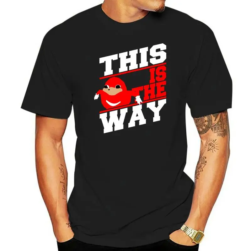 Ugandan Knuckles This Is The Way Men'S Black T Shirt Tees Clothing