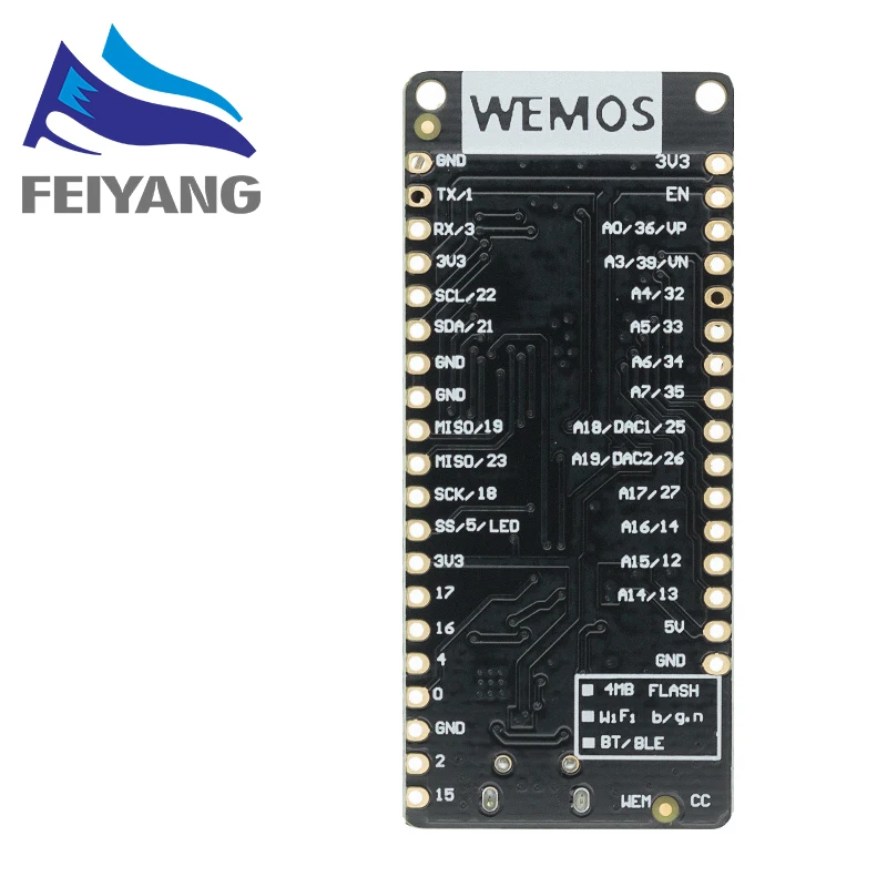 1PCS ESP32 ESP-32 ESP-32S ESP32S For WeMos Mini D1 Wifi Bluetooth Wireless Board Module Based ESP-WROOM-32 Dual Core Mode CPU