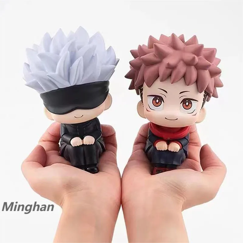 9cm Anime Jujutsu Figure Itadori Gojo Fushiguro Kugisaki Kawaii Toy PVC Model Action Figure Kid Gift