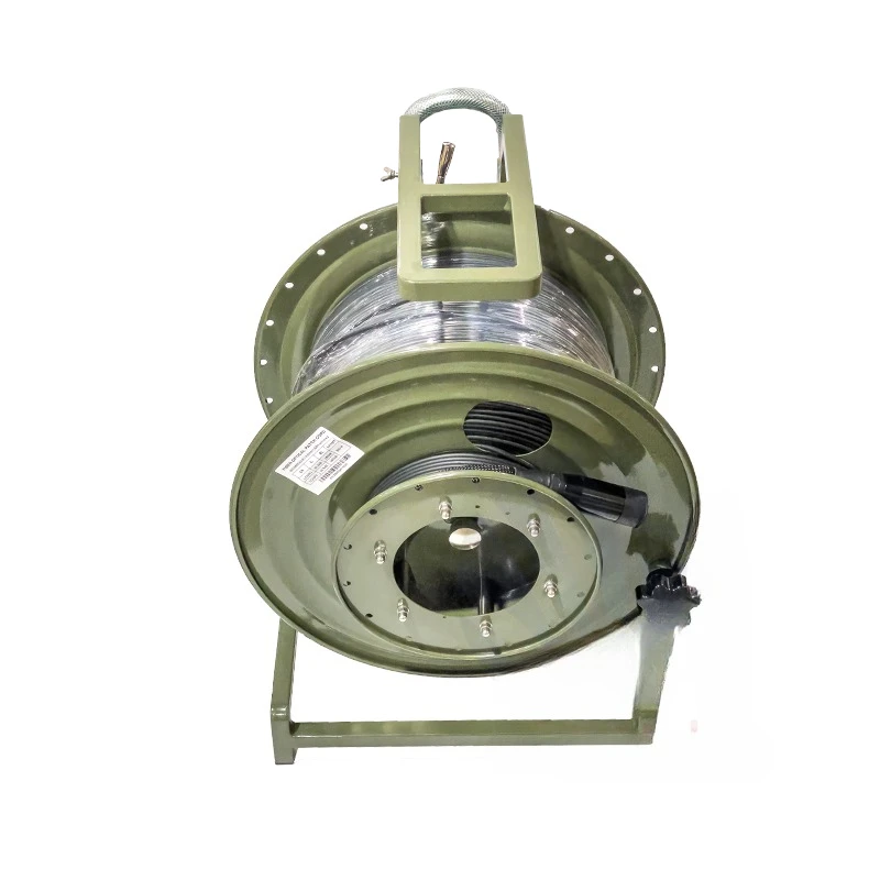 Capacity 1000 m 3.0mm Cable Roller Holder Roller Portable Tactical Fiber Optic Cable Roller