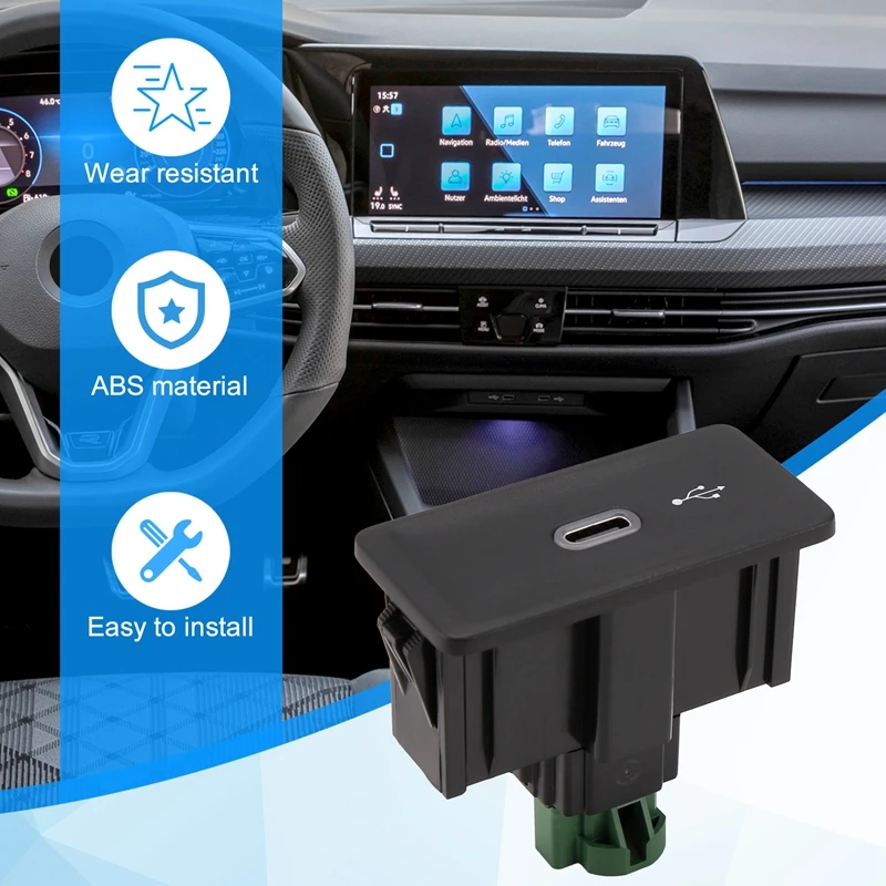 

Автомобильный USB AUX Carplay MDI USB AMI Встановіть жгут проводов для VW Golf 7 5G0 035 222 F 5QD 035 726 E 3GD/ 5G0 035 222 E