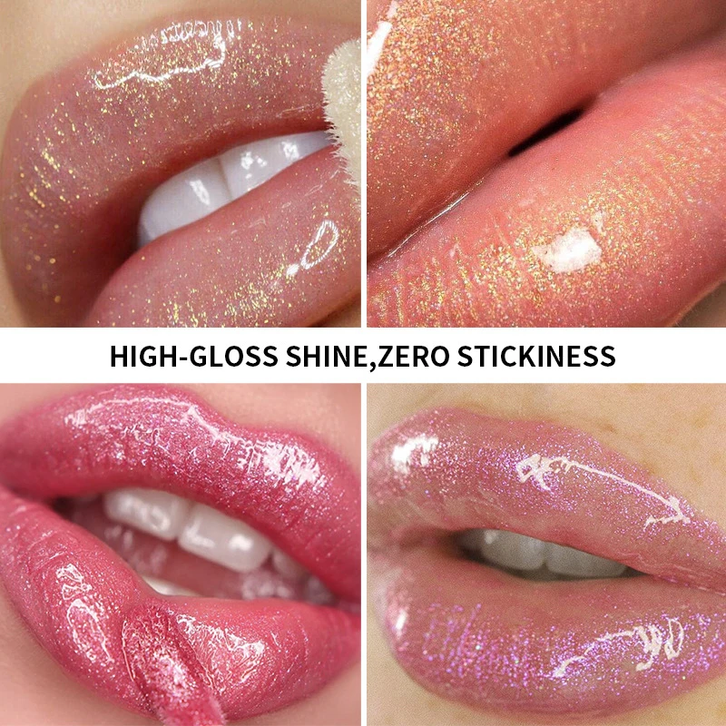 12 Kleuren Spiegel Parel Lipgloss Waterdichte Langdurige Hydraterende Lippenstift Glans Glitter Lipgloss Vrouwen Make-Up Cosmetica