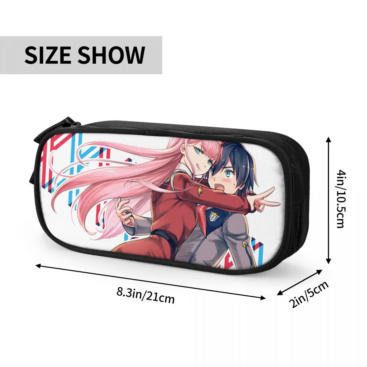 جديد صفر اثنين هيرو مقلمة حبيبي في فرانكس أنيمي قلم رصاص الحقيبة القلم لحقائب الطلاب الطلاب الهدايا المدرسية القرطاسية