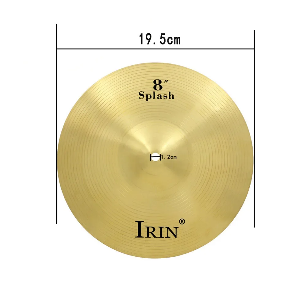 8 10 12 14 16 Inch Cymbals Cymbals Drum Brass Cymbals Hi-Hat Cymbal Percussion Splash Crash Practical To Use High Quality