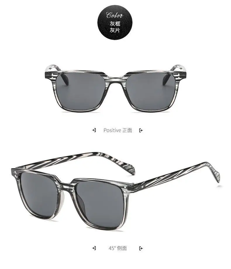 Rechteck Sonnenbrille Frauen Männer Polygon Vintage Marke Designer Quadrat Sonnenbrille für Frauen Shades Weibliche Brillen Unisex Gläser – Detail 13