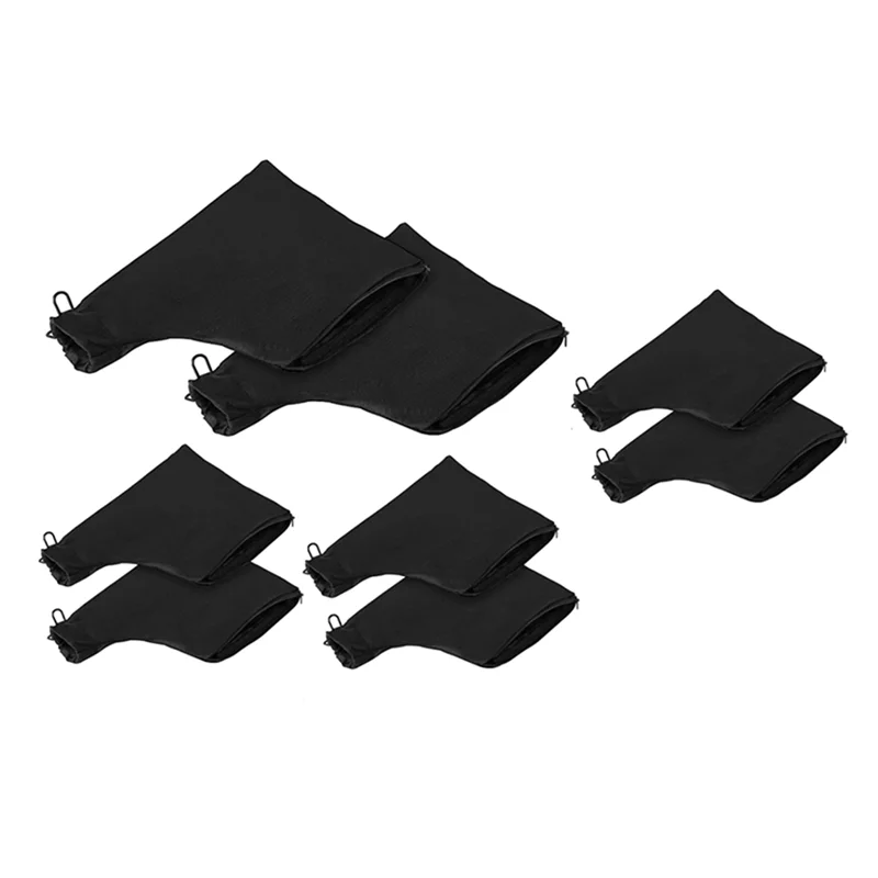 -AT52 8Pcs Miter Saw Dust Bag Anti-Dust Cover Bag With Zipper & Wire Stand, For 255 Model Miter Saw