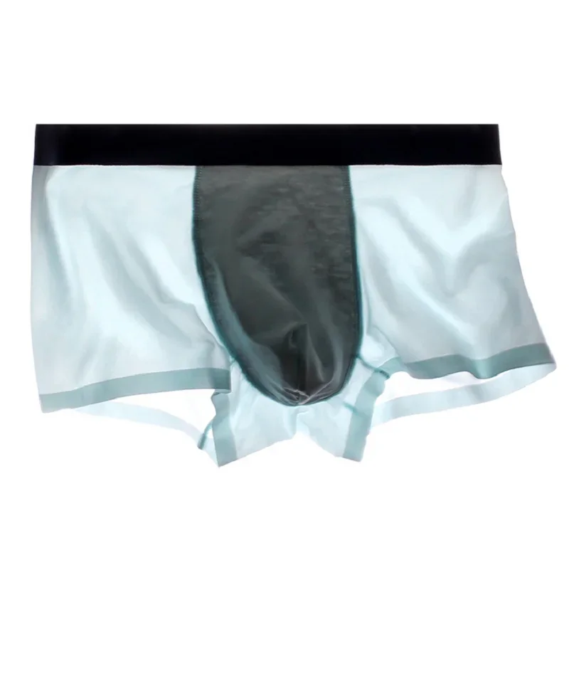

Мужское нижнее белье, мужские боксеры, бесшовные боксеры из ледяного шелка, трендовые индивидуальные дышащие шорты, тонкие летние