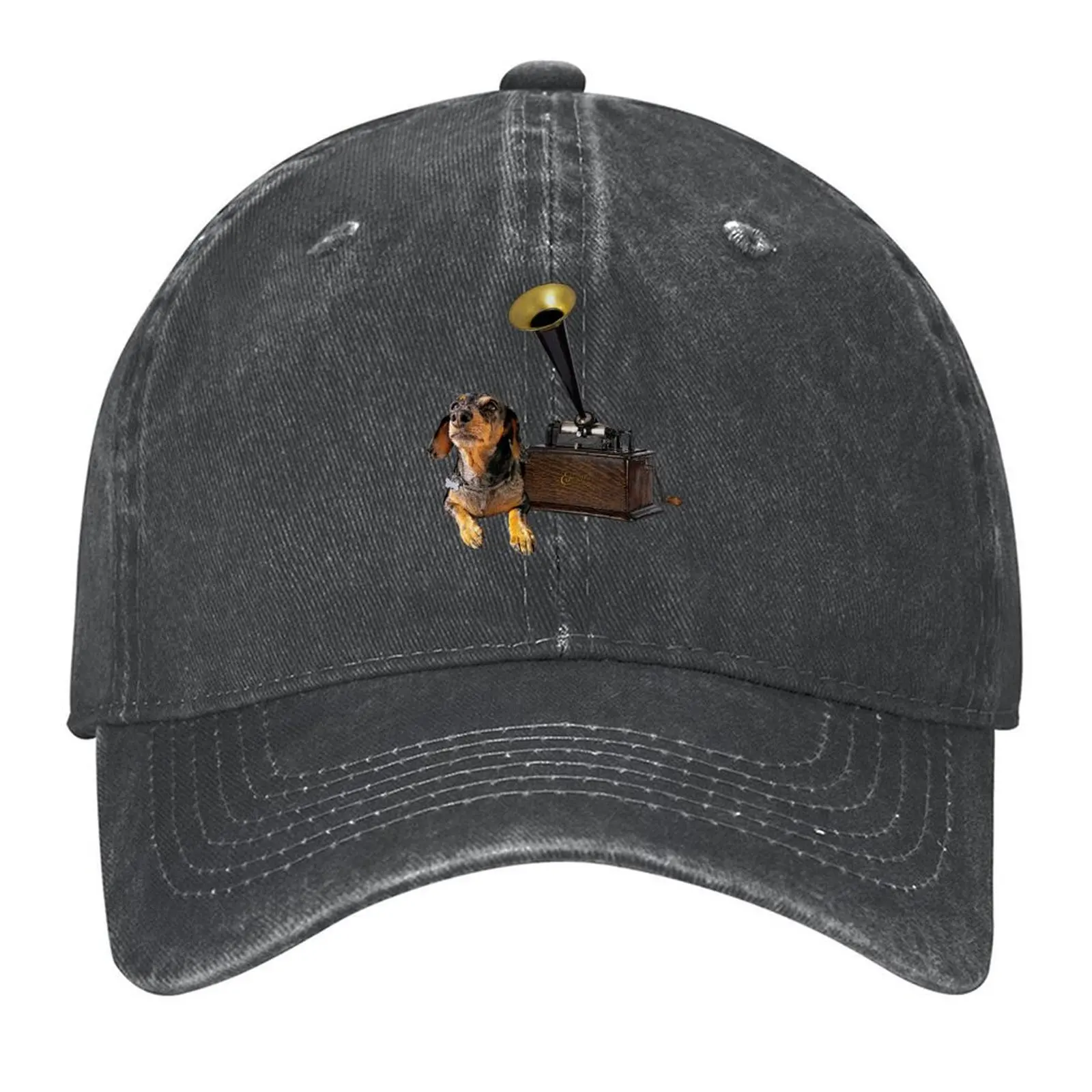 

Oscar Edison hears his masters voice. Baseball Cap custom Hat fishing caps man Brand Man cap black Men Women's