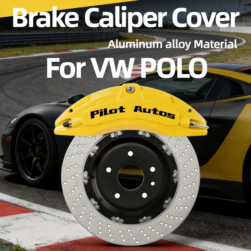 Cubierta de Caliper para Volkswagen Polo, para VW Polo Tipo 86, Derby 86C, GT, GT40, 6N Classic, Varian 9N, CrossPolo, Fun 6R, BlueGT, WRC, AW