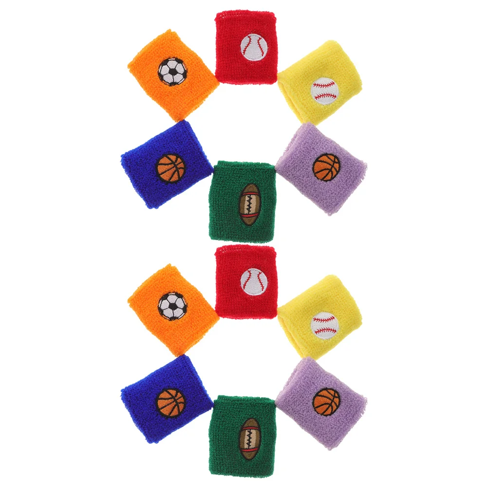 

12Pcs Elastic Wrist Support Bands Sports Wrist Brace for Kids Exercise Comfortable Wristbands Wristbands Sports