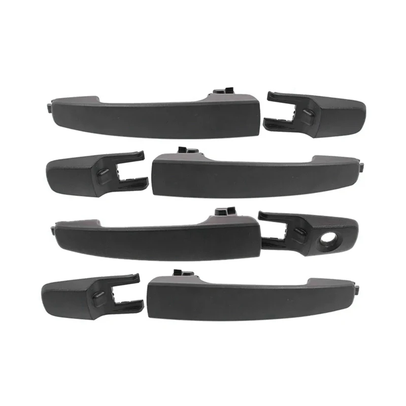 4Pcs/Set Car LH + RH Side Exterior Door Handle For Ford Focus 2008-2011 8S4Z-54218A14-AA