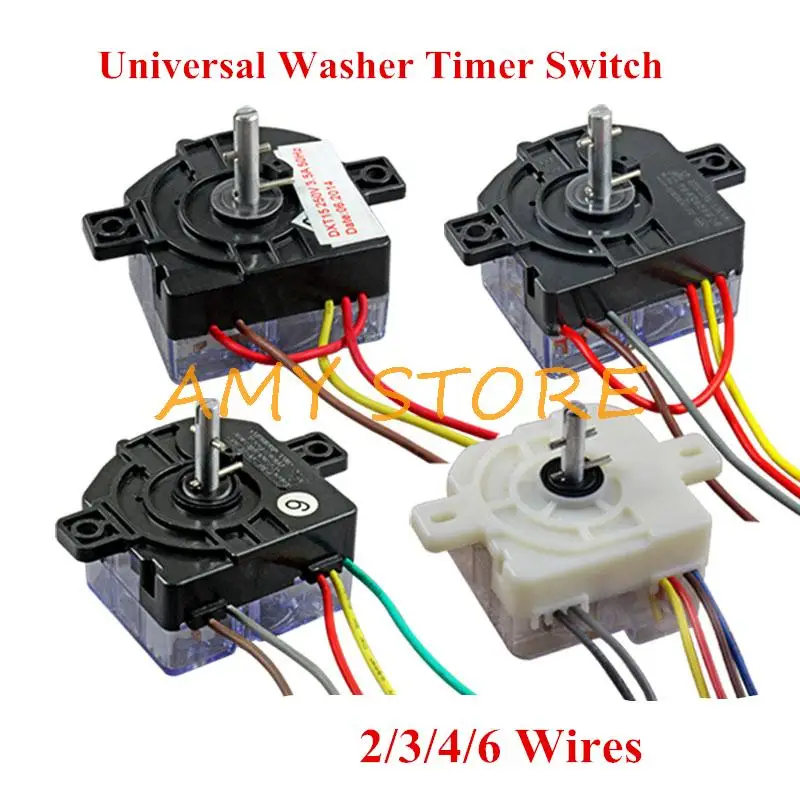 Universal Washing Machine Timer Washer Timer Switch Semi-automatic Double-Cylinder Replacement