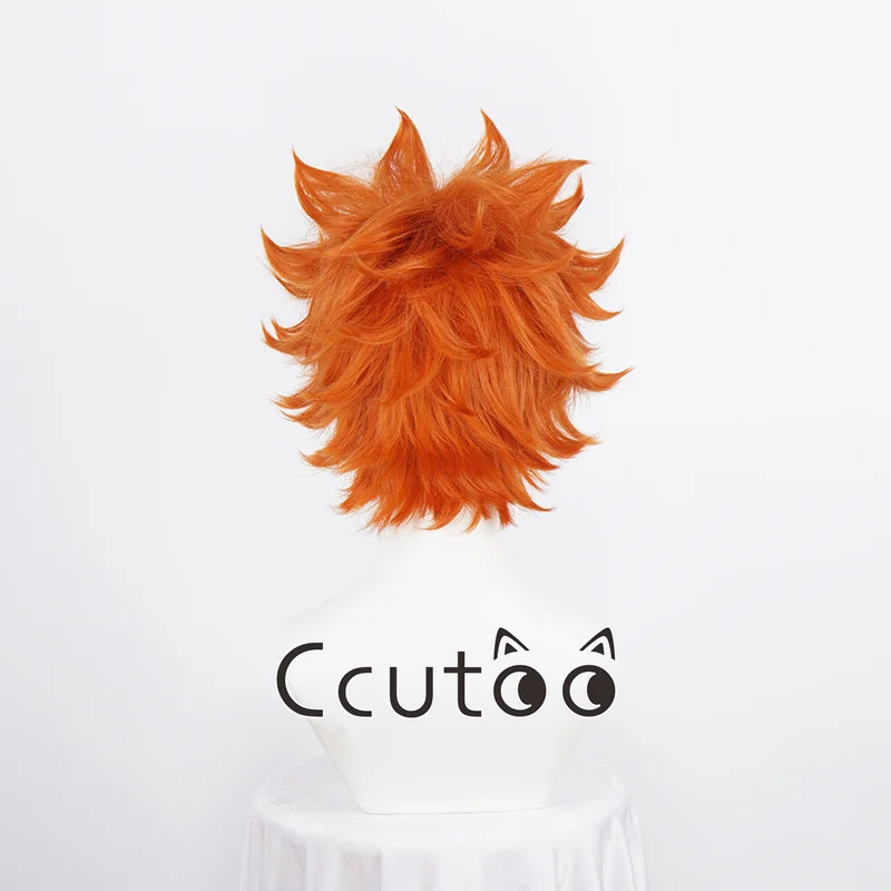 Anime Hinata Shoyo Cosplay Wig Shoyo Hinata 30cm Orange Short Wigs Heat Resistant Synthetic Hair