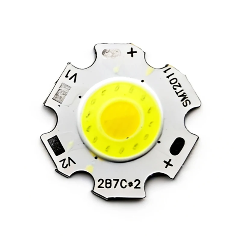 10pcs LED COB Light Beads 3W 5W 7W Variable Color Temperature Spot Downlight Diode Lamp Chips for Lighting Projects