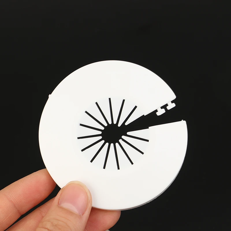 2/4PCS Plastic Radiator Pipe Collar Cover Floor Decorative Radiator Escutcheon Water Pipe Cover Wall Duct Faucet Accessories Set