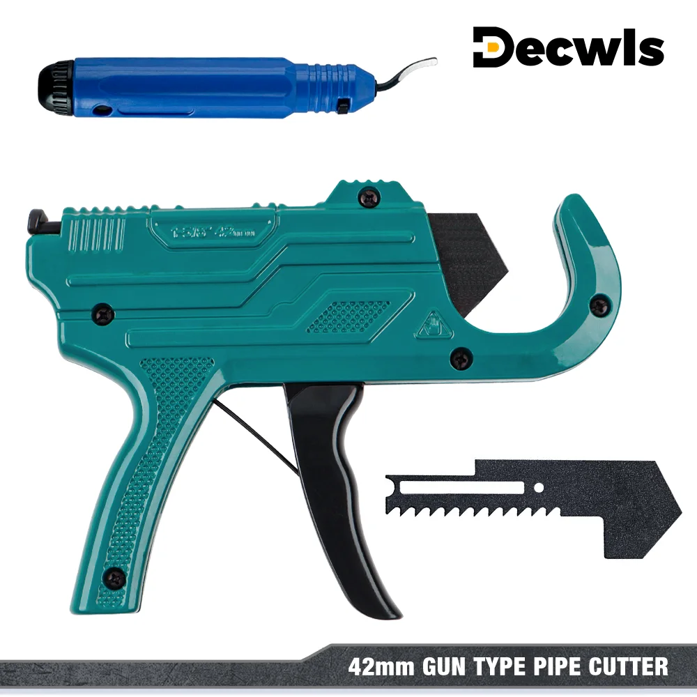 

Труборез 42 мм, регулируемый труборез, подходит для труб PPR, труб ПВХ, труб PP, резак для водопроводных труб, бытовой режущий инструмент, дополнительное запасное лезвие и скребок для удаления заусенцев,