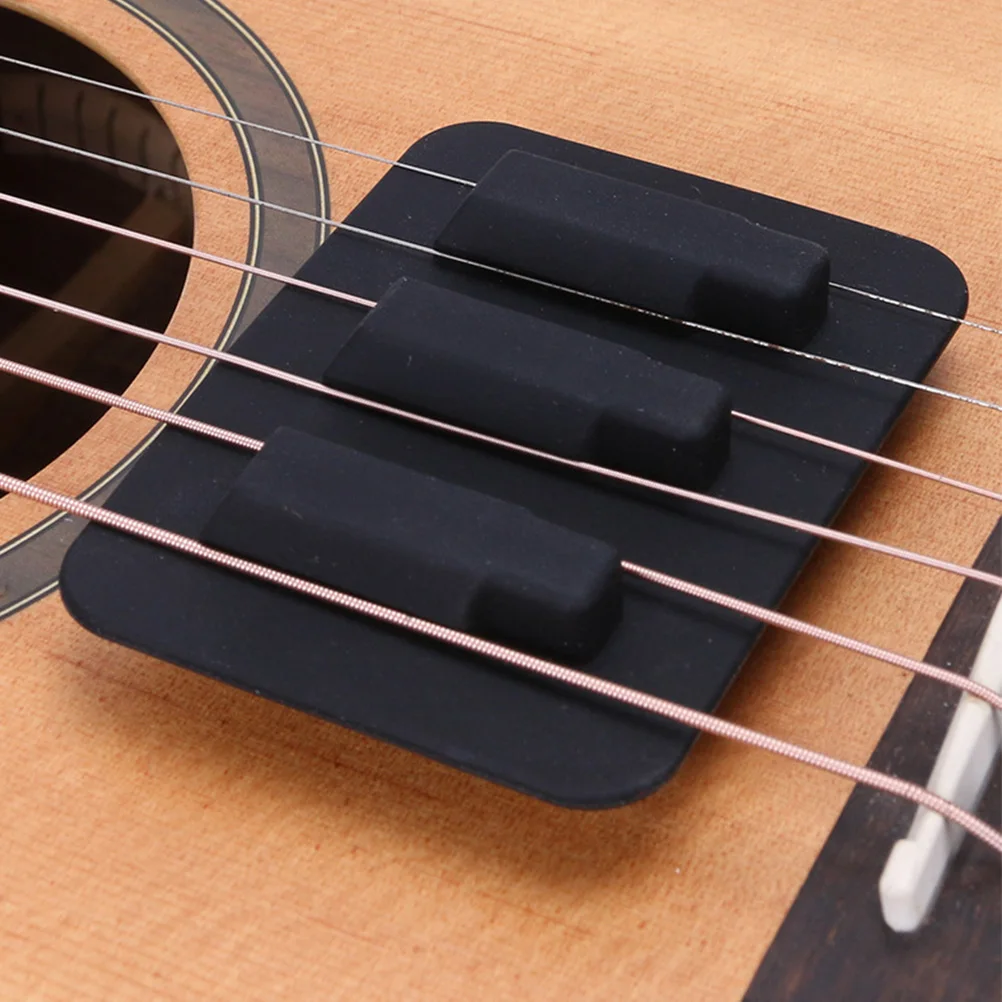 

Guitar Mute Sound Dampener Practice Tool Noise Reduction Silica Gel Rubber Reducer
