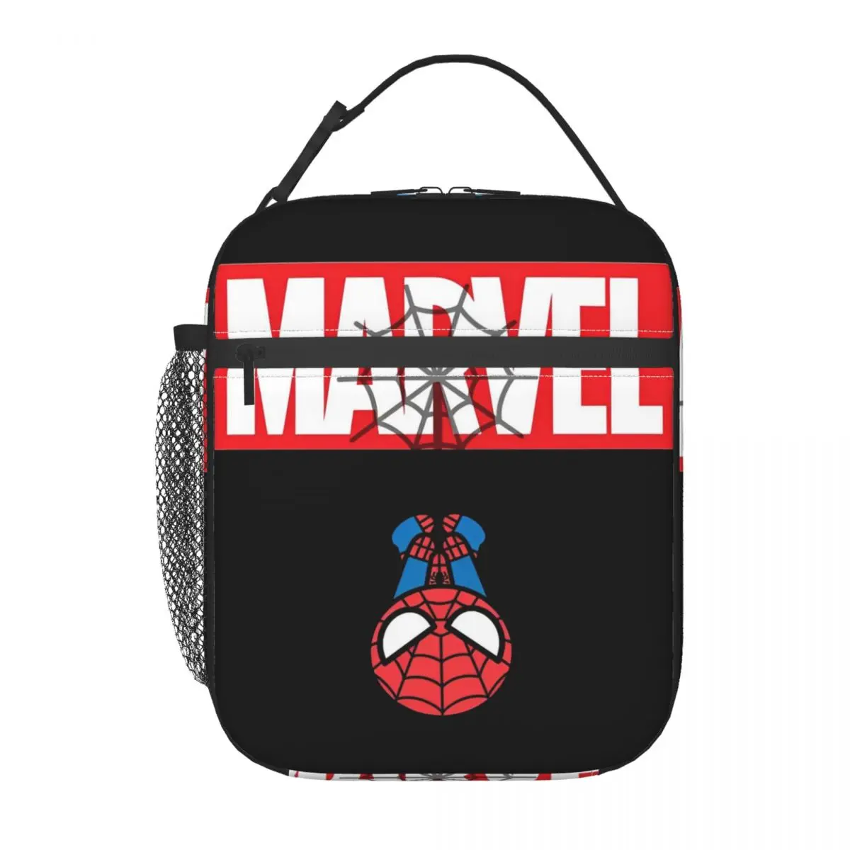 Marvel Spider Man Spider-Man Insulated Lunch Bag Food Bag Portable Cooler Thermal Bento Box For School Office