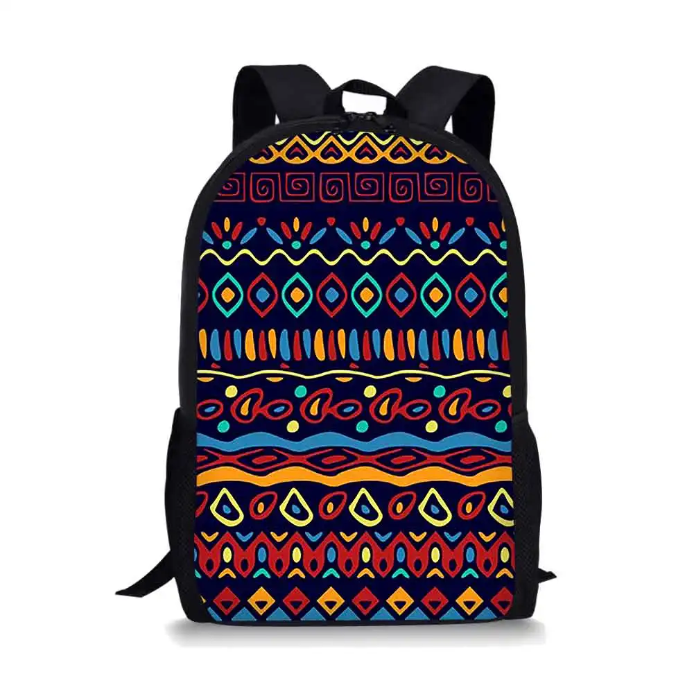 Retro ethnischen Stammes-Stil Rucksack Teenager täglich lässig Rucksack Jungen Mädchen Kinder Buch Tasche Schüler Schult asche Reise Rucksäcke