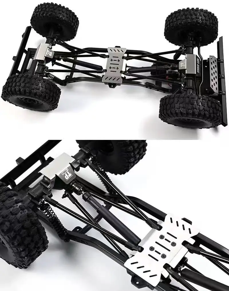 

TP FMS 1/10 Explorer YJ Wrangler Jeep Shield Металлическая броня Шасси Броня