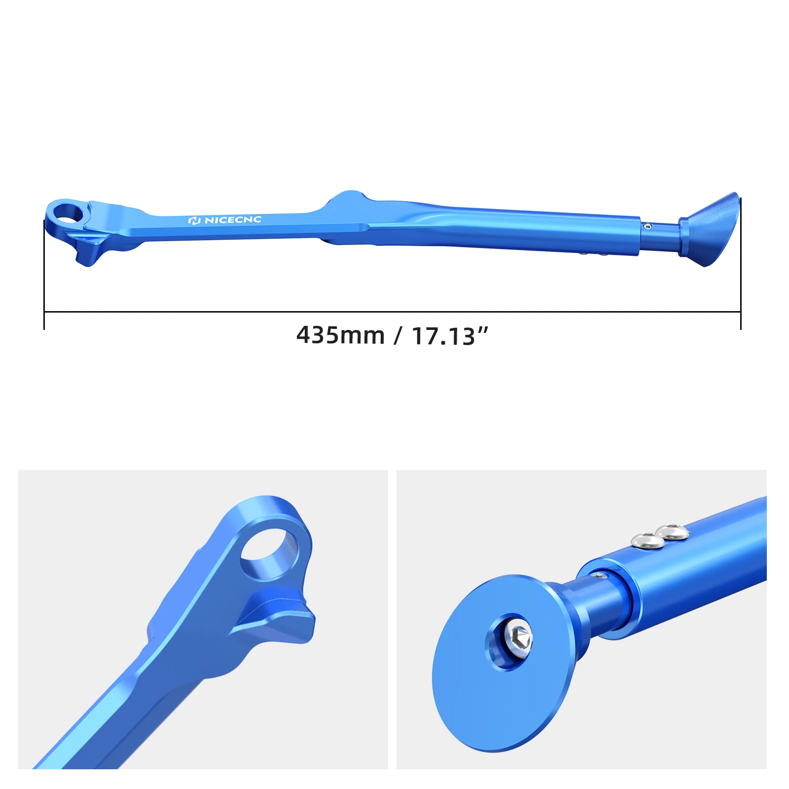 2024-2027 Für Husqvarna TE 300 TE 250 FE 250 FE 350 FE 450 Verstellbarer Seitenständer TX 300 2023-2027 2026 Für KTM EXC 300 – Detail 2