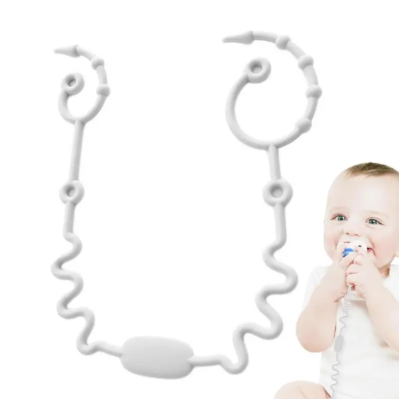 

Силиконовые ремешки для детской коляски, растягивающиеся игрушки, зажимы для детской коляски, необходимы для путешествий, для прорезывателя, детская игрушка, высокий стул