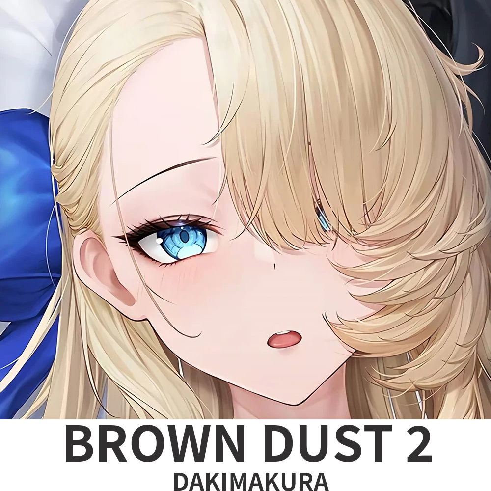 Dakimakura Hugging Body Pillow Case Anime Brown Dust 2 Wilhelmina Cosplay Otaku Cushion Cover Bedding