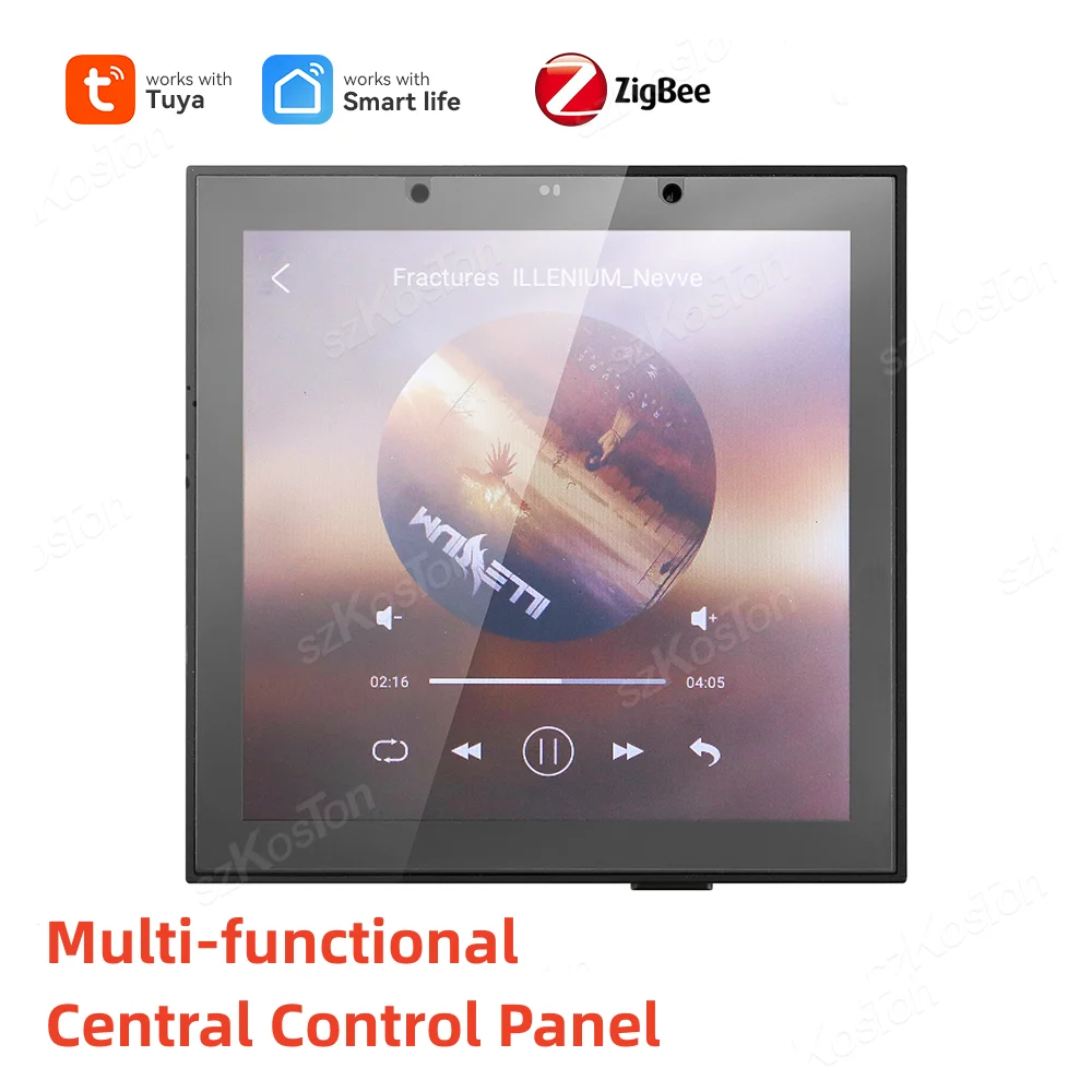 

Tuya Smart Life Central Control Multi-function Touch Panel with Zigbee Gateway Function Smart Home Scene Linkage Set Automation