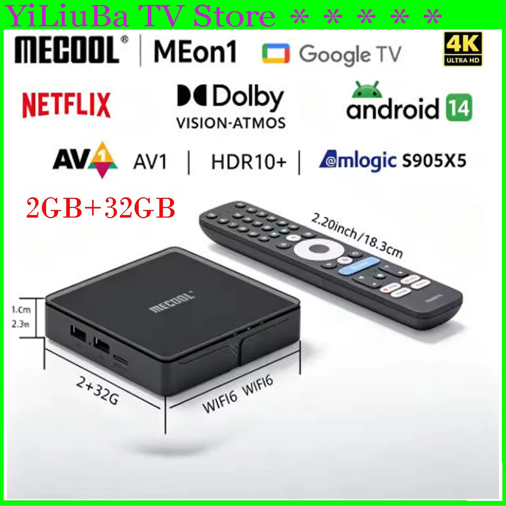 Home Cinema Dolby Atmos - 【Authentique】Nouvelle Box TV MECOOL MEon1 Android