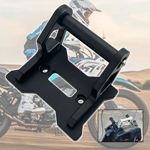 Accesorios de motocicleta CNC soporte de teléfono GPS de aluminio soporte de navegación nuevo soporte de extensión para CFMOTO 450MT 450 MT 2024-2025