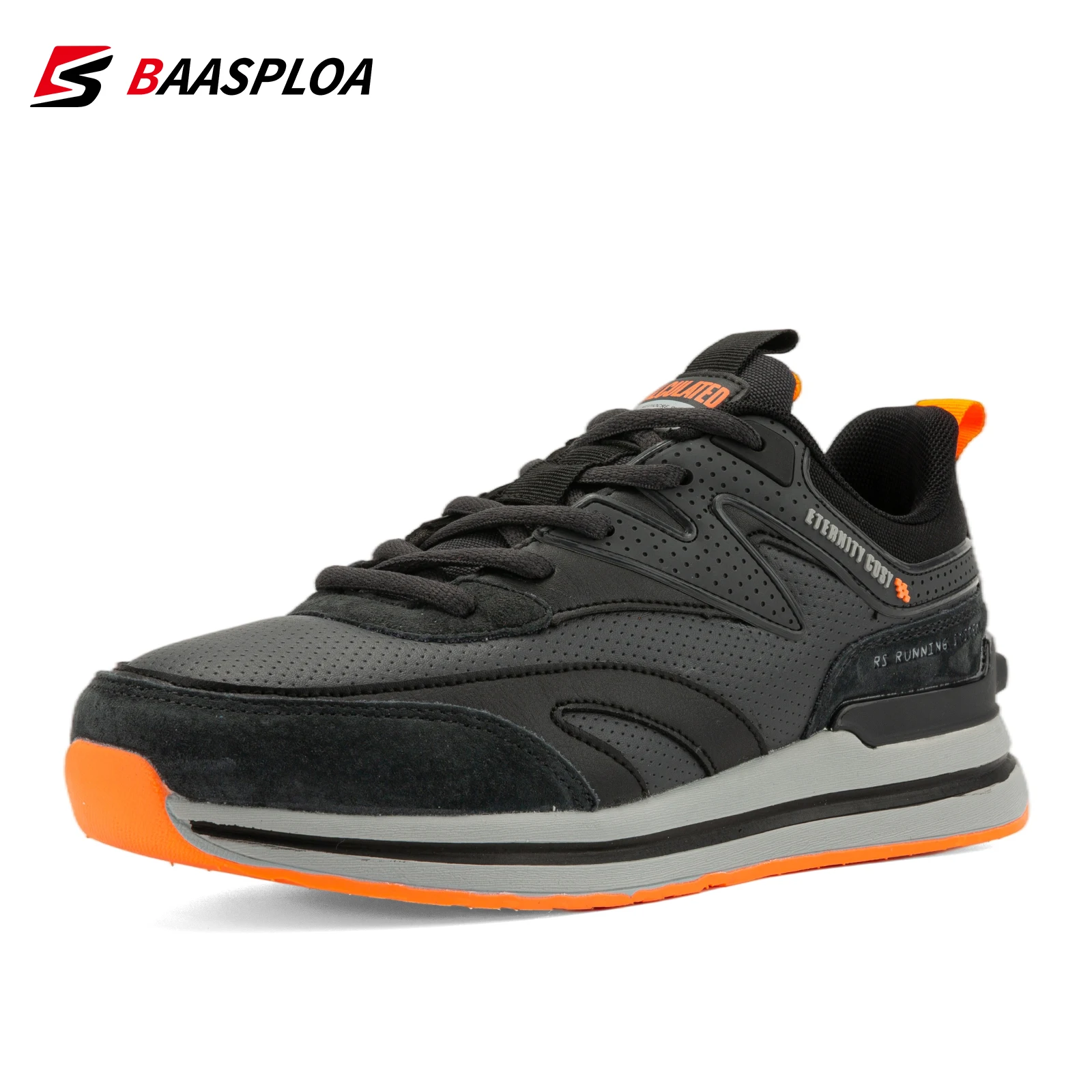 A Pair Of Baasploa Brand Running Shoes Lightweight Men Women Walking Shoes Casual Designer Sneakers Outdoor Sports Tennis Shoe