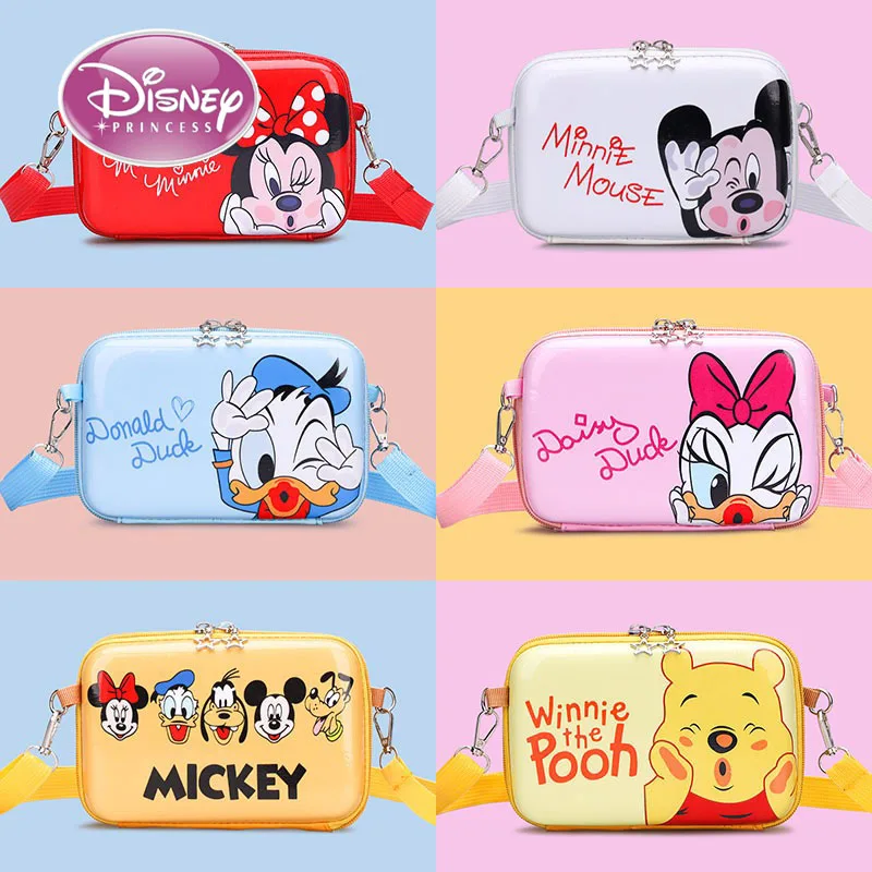 New Disney Cartoon Mickey Cute Fashion borsa per cellulare per bambini borsa a tracolla a tracolla da donna semplice creativa