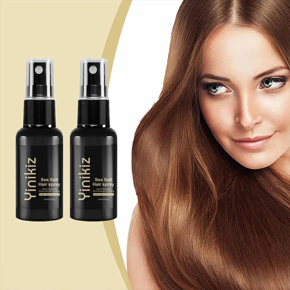 

15ml TP65 Sea Salt Hair Spray Moisturizing,Refreshing,Nourishing,Fluffy,Oil Spray Control,Cleaning,Universal Hair Styling K4Y8