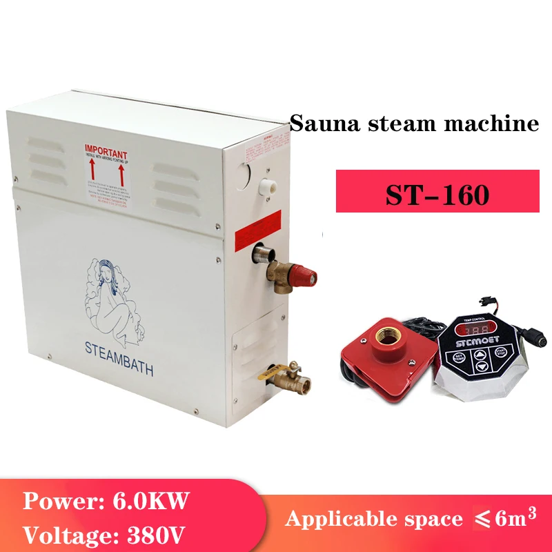 6KW Steam Generator For Shower 220V-240V Home Steam Machine Sauna Bath SPA Steam Shower with Digital Controller