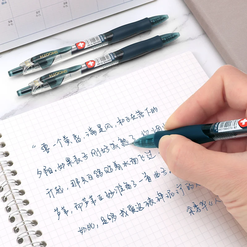 BAOKE PC1956 0.5mm/0.7mm 青黒ゲルペン ドクターペン ゲルインクローリングボールペン 細字