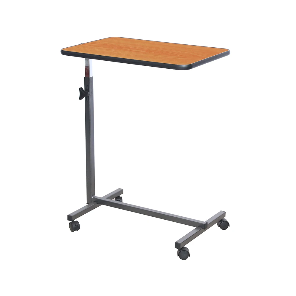 أثاث المستشفى الشهير المحمول المائل فوق طاولة السرير طاولة عشاء المريض مع عجلات #1
