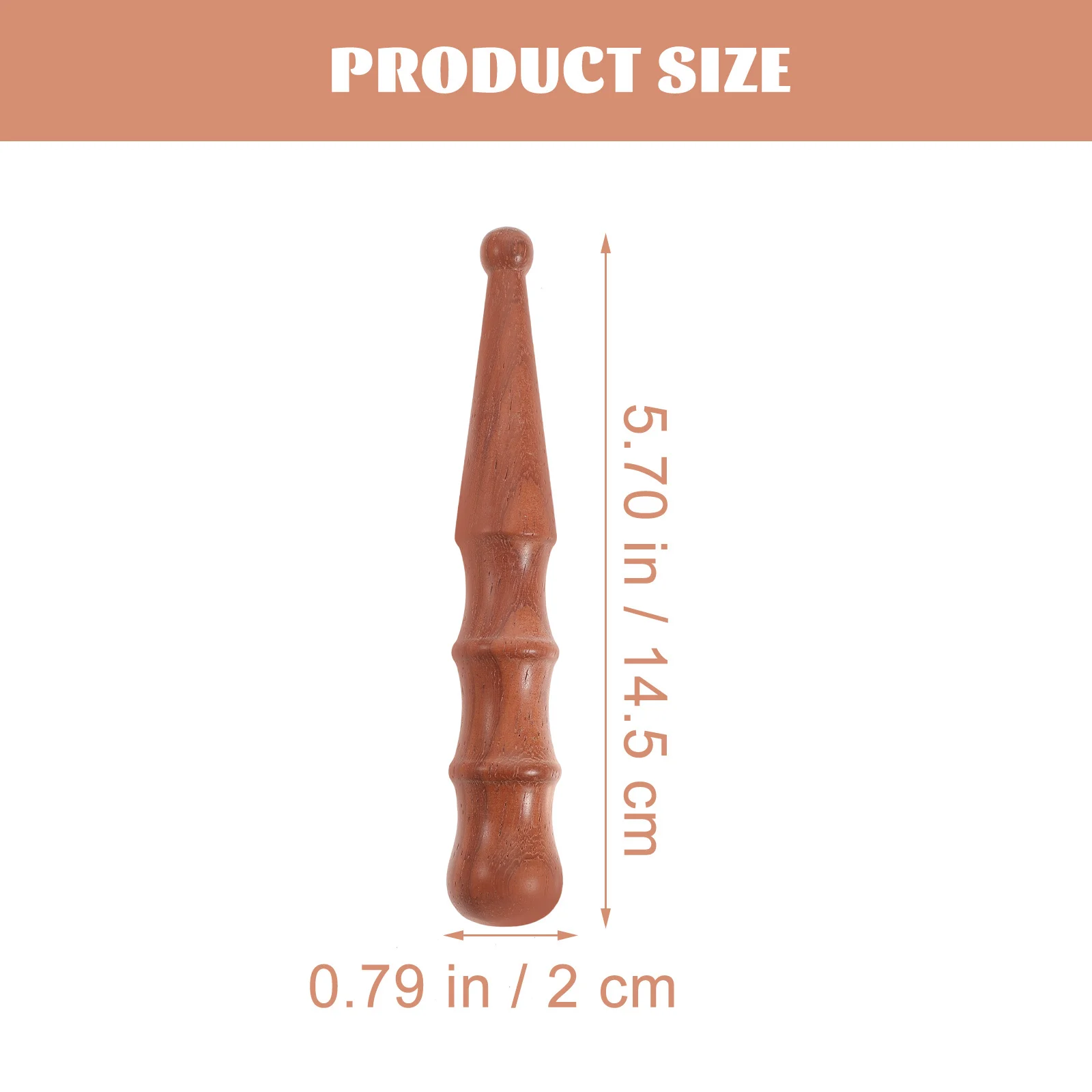 Ponto de acupuntura massagem vara cor de madeira yoga fitness haste rolo para pescoço volta perna braço alívio recuperação cãibra muscular