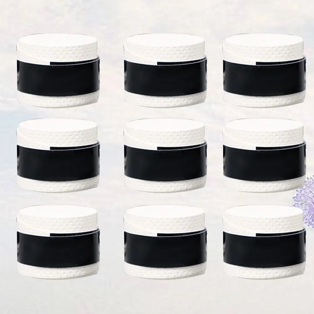 10Pcs Premium PU Racket Overgrip Band Sweat Absorbent Non Slip Enhanced Control for Badminton Tennis Squash Pickball