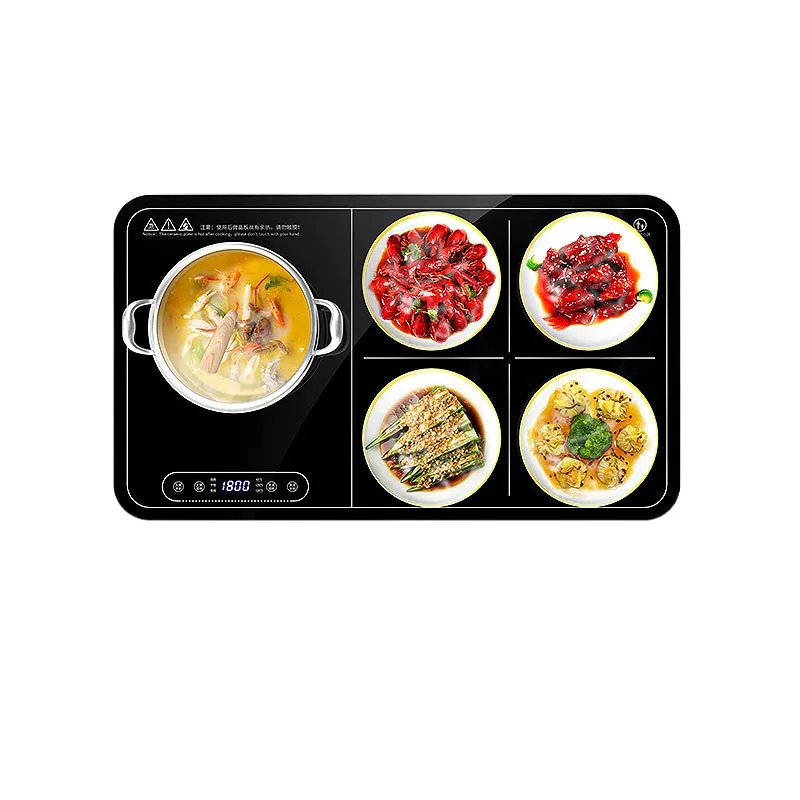 

Food insulation board Hot kitchen board Smart table Square heating kitchen board in winter