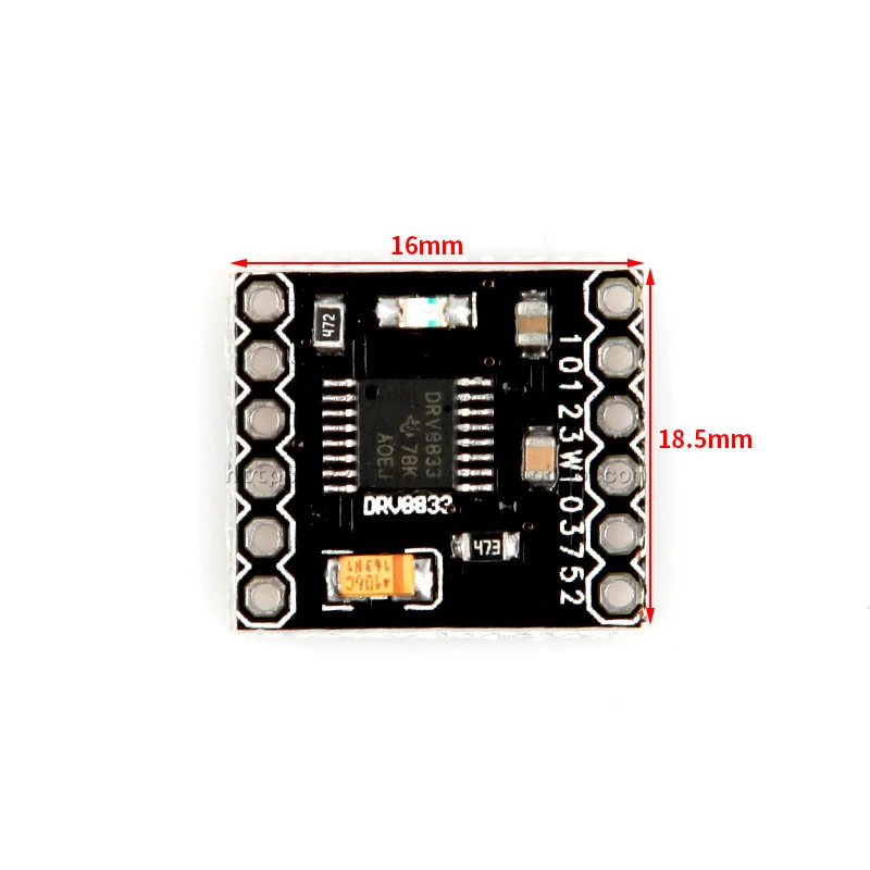 DC motor driver board 2-way motor driver module DRV8833 motor driver module Small size