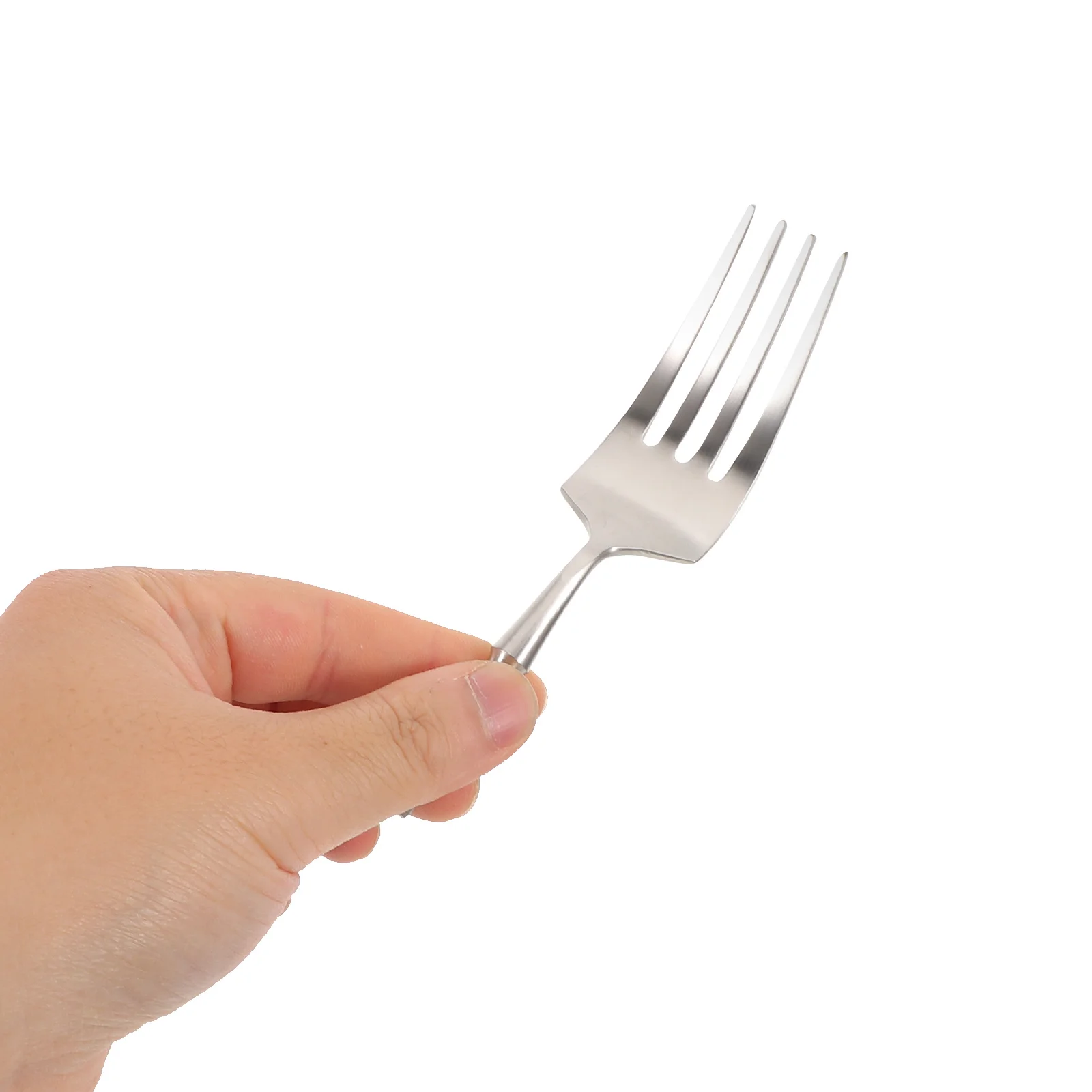 

2Pcs Stainless Steel Western Fork Replacement Head Cutlery Insert DIY Detachable Dinner Salad Fork Head Dishwasher Safe